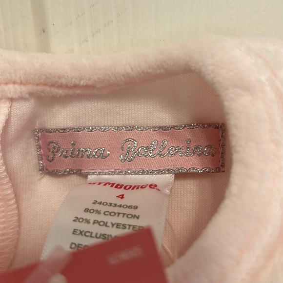 NWT Gymboree Pink Velour The Ballet line Prima Ballerina Dress size 4 - Picture 6 of 6